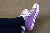 violet shoes