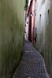 medieval narrow street brasov