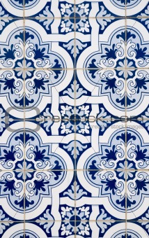 Ornamental old tiles