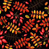 Autumn seamless floral pattern