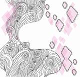 Abstract hand-drawn doodle background