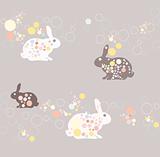 Cute rabbit pattern