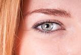 Macro shot of a woman's eye