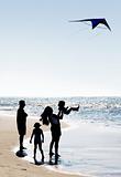 Family and a kite