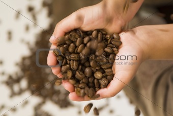 Hands Full of Beans