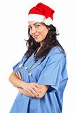 Female doctor christmas