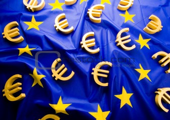 Euro on the flag