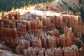 Sunset over Bryce Canyon
