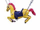Yellow Merry-go-Round Horse