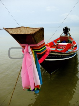 Long tail boat taxi