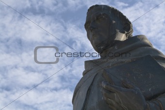 Friar statue