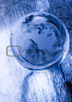 Crystall ball & World