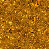 Gold swirls