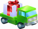 gift delivery illustration
