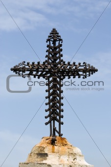 Wrought iron cross