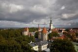 The medieval town of Tallinn, Estonia