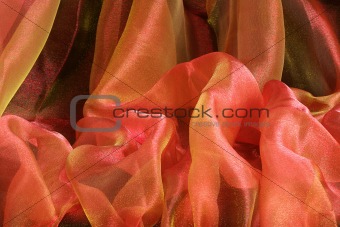 Red golden background / fabric 