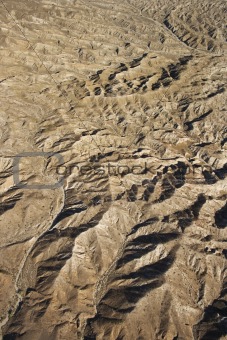Desert mountain terrain.