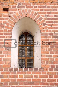 window in an Malbork csatle