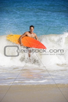 Surfer man.