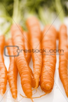 Orange carrots.
