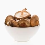 Bowlful of mushrooms.