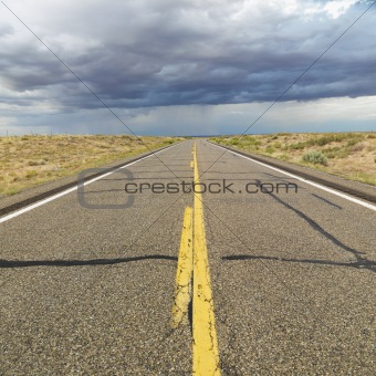 Desert highway.
