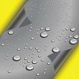 Drops of water on the paper.Vector illustration