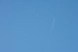 Aeroplane in blue sky