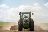 Tractor Preparing Soil