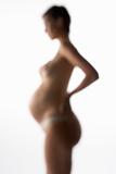 Soft Focus View Of Pregnant Woman 