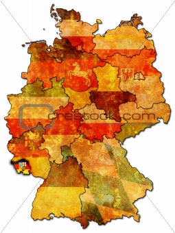 Saarland and other german provinces(states)