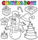 Coloring book Christmas topic 2