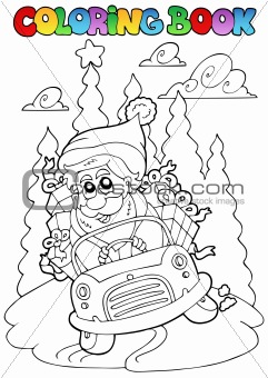 Coloring book Christmas topic 5