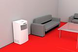 Modern living room - cooling concept