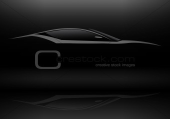 Sports Vehicle Silhouette