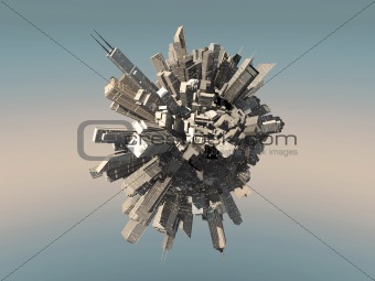 City sphere from future