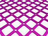 3d cube purple square background