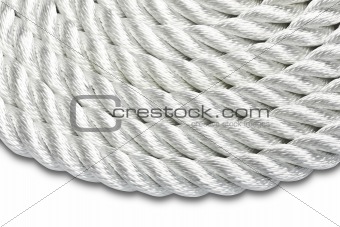 Rope isolated on white