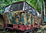 Abandoned train