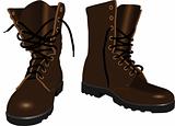 brown men's boots