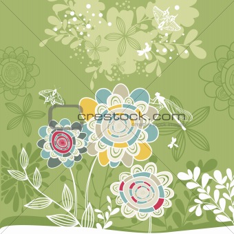lovely floral card