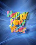 Happy New Year Rendering