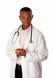 Doctor physician advising patient