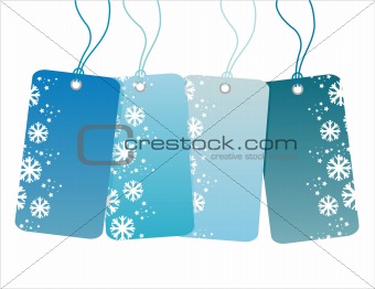 winter sale tags