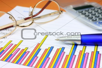 Colorful business chart
