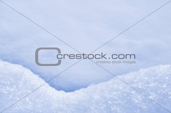 Detail of snowdrift - snow texture