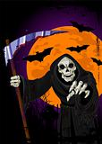 Halloween Grim Reaper background
