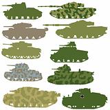 Military tanks