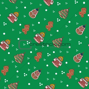 gingerbread Christmas texture